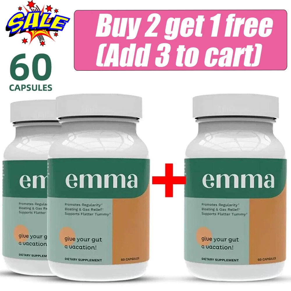 Emma Relief Supplement Konsciens Keto For Gut Bloating 60 Capsules US STOCK