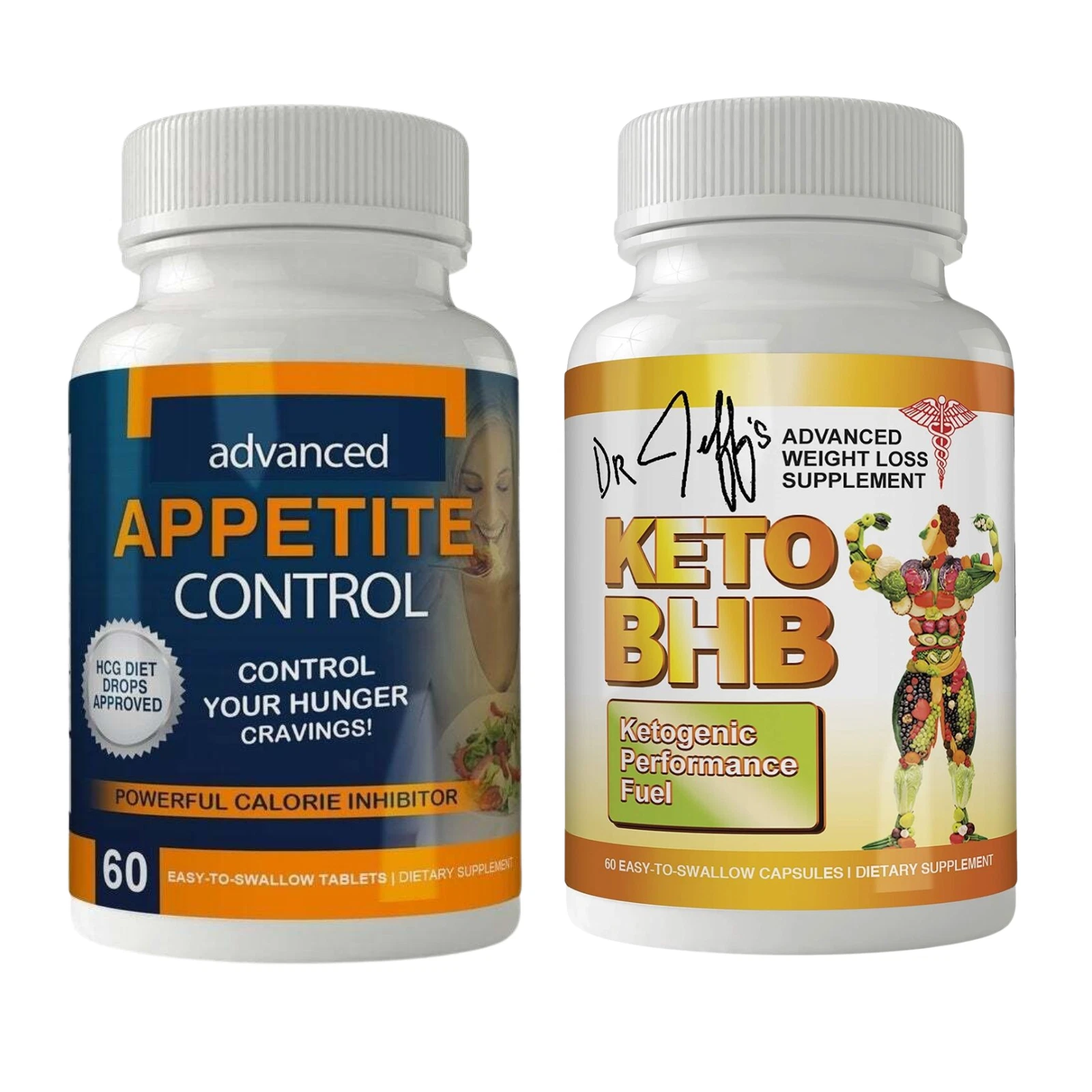 Appetite Control Fat Burner Pills & Keto BHB Weight Loss Ketogenic Supplement