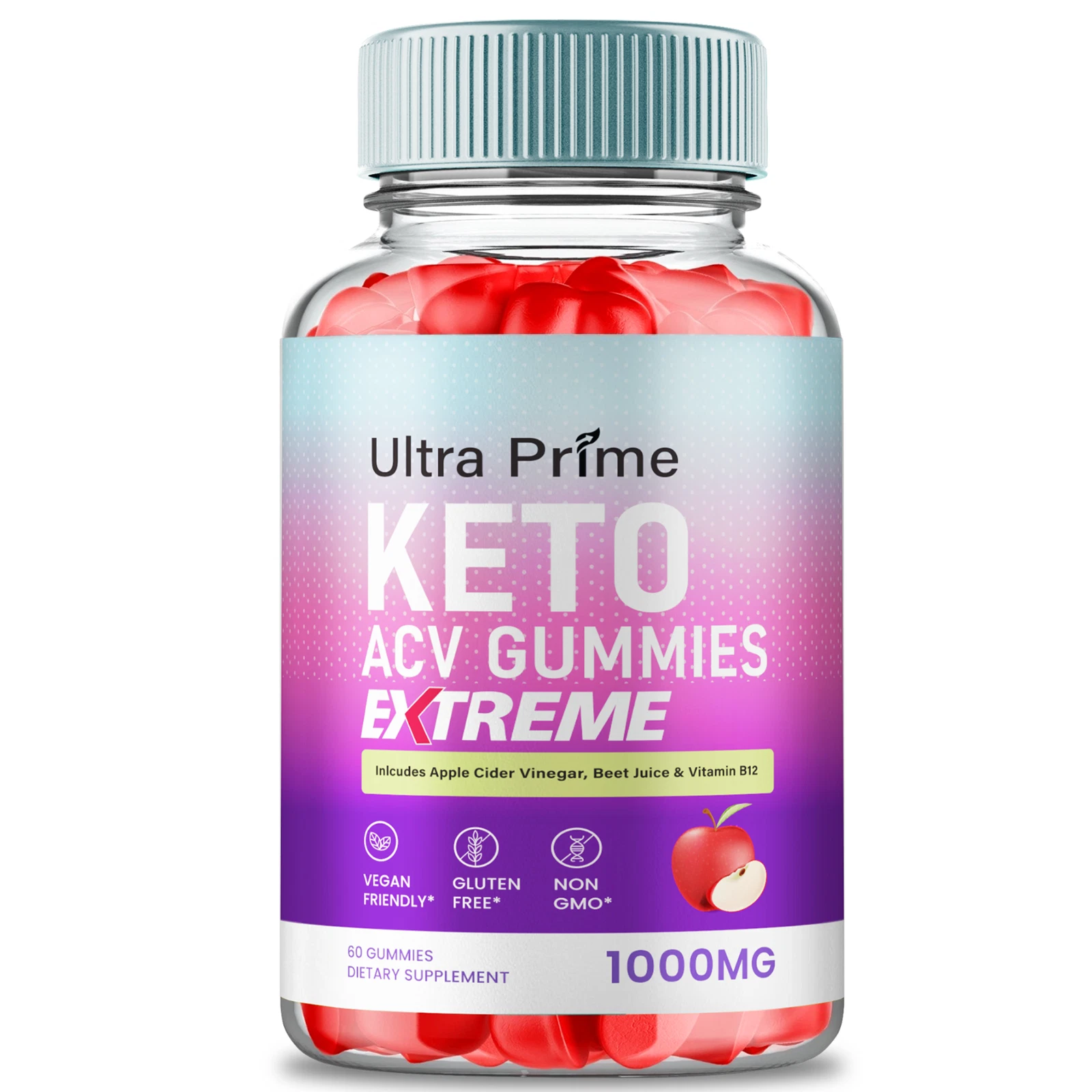 Ultra Prime Keto ACV Gummies Extreme, UltraPrime for Weight Loss Gummy 60ct