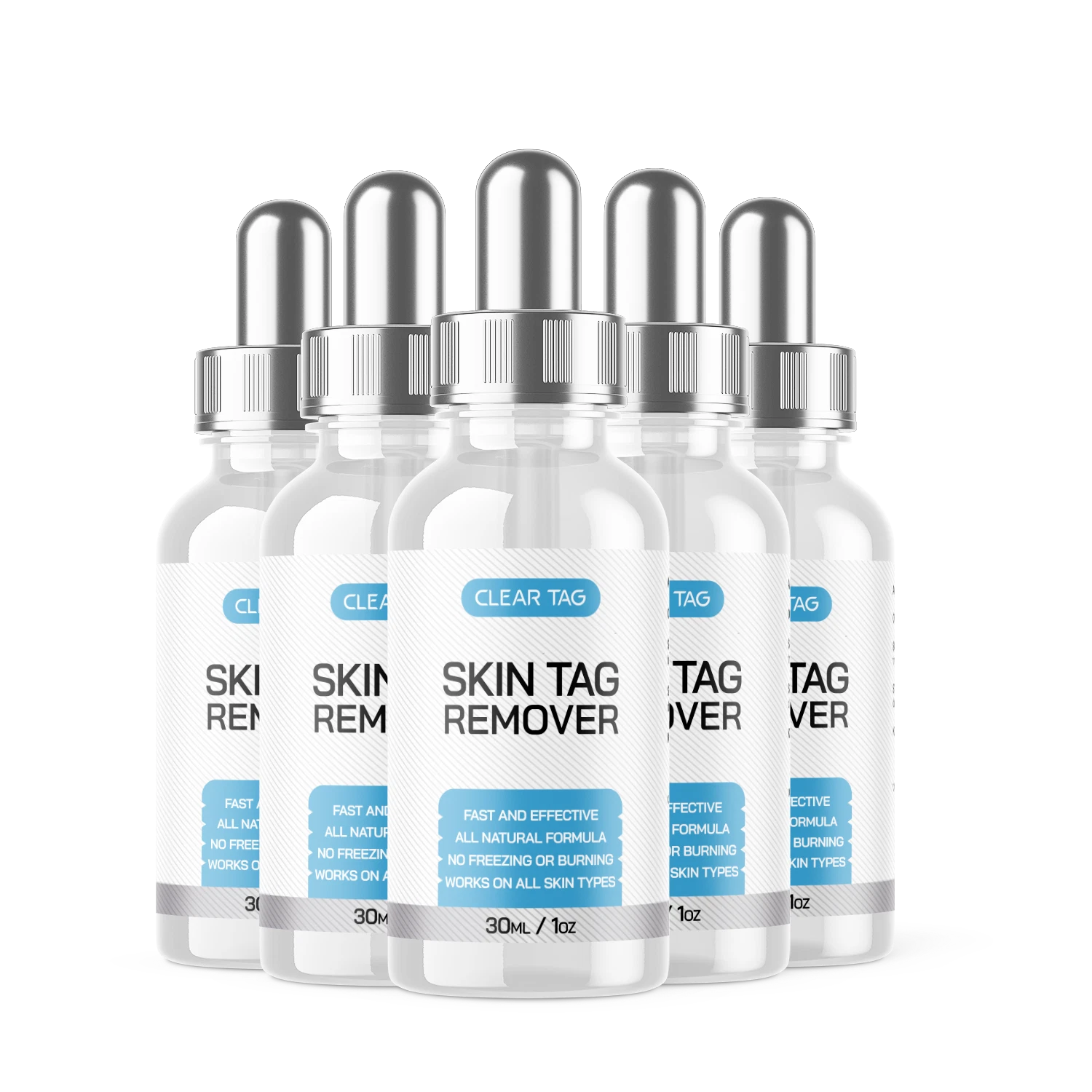 Clear Tag - Clear Tag Skin Drops - Safe for All Skin Types (5 Pack)