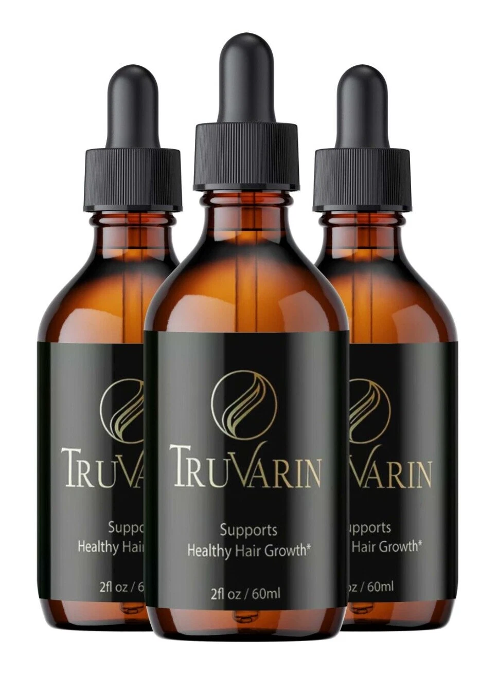 Truvarin Advanced Hair Growth Drops to Reduce Hair Loss and Thinning (3 Pack)