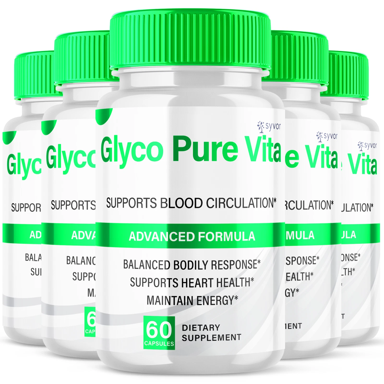 Glyco Pure Vita Advanced Formula Glycogen Max Support Supplement 300 Capsules