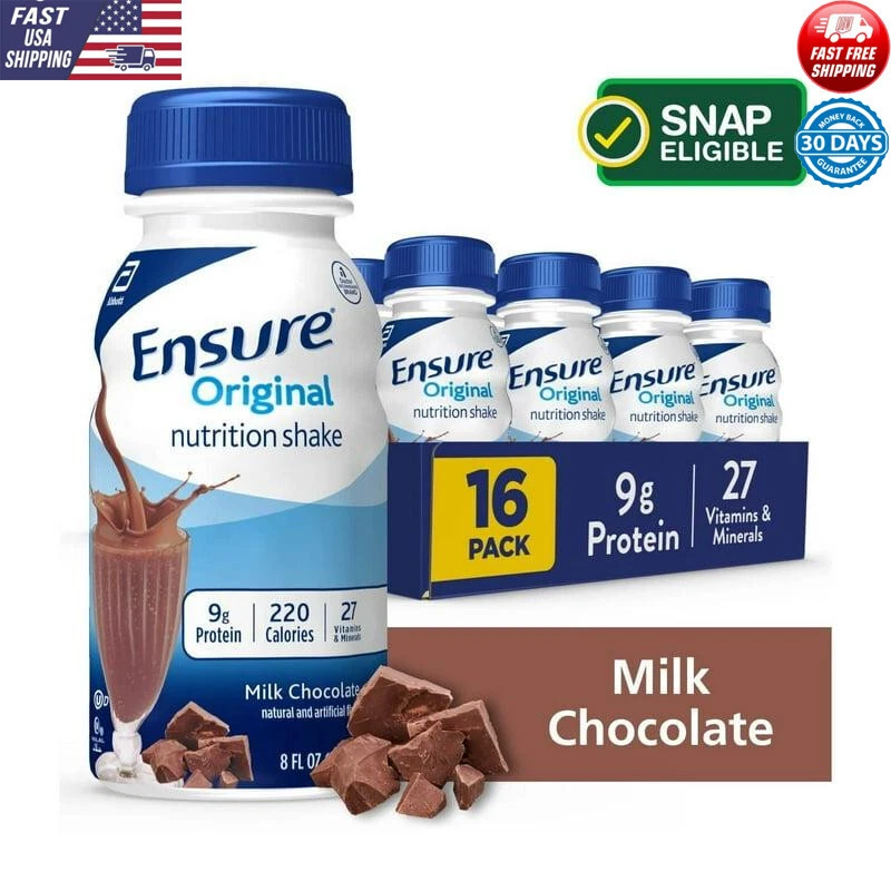 Nutrition Shake Immune Support 27 Vitamins Minerals Protein Milk Kosher Halal US