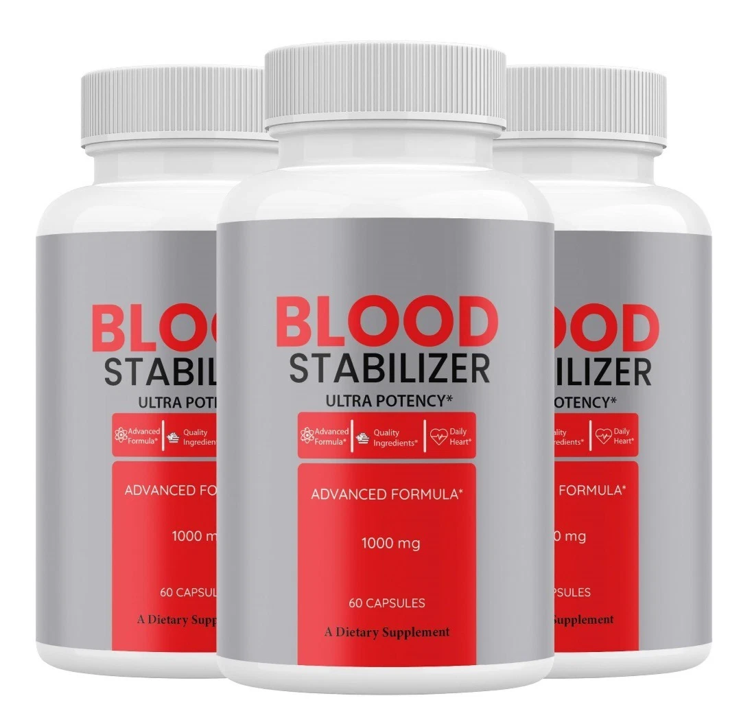 Blood Stabilizer Support Pills, BloodStabilizer Max ( 3 Pack )