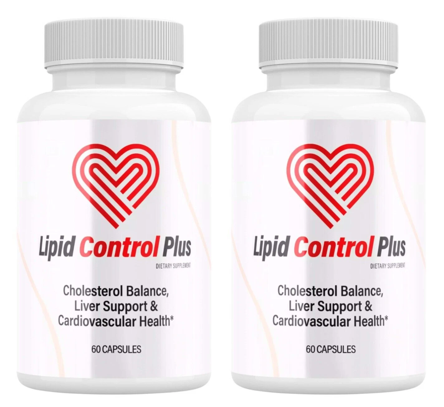 (2 Pack) Lipid Control Plus Blood Sugar & Blood Balance Support Pills