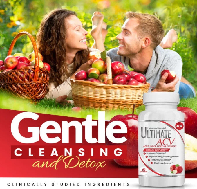 Ultimate Apple Cider Vinegar Complex (3 PK) Promotes Digestion | Natural Cleanse