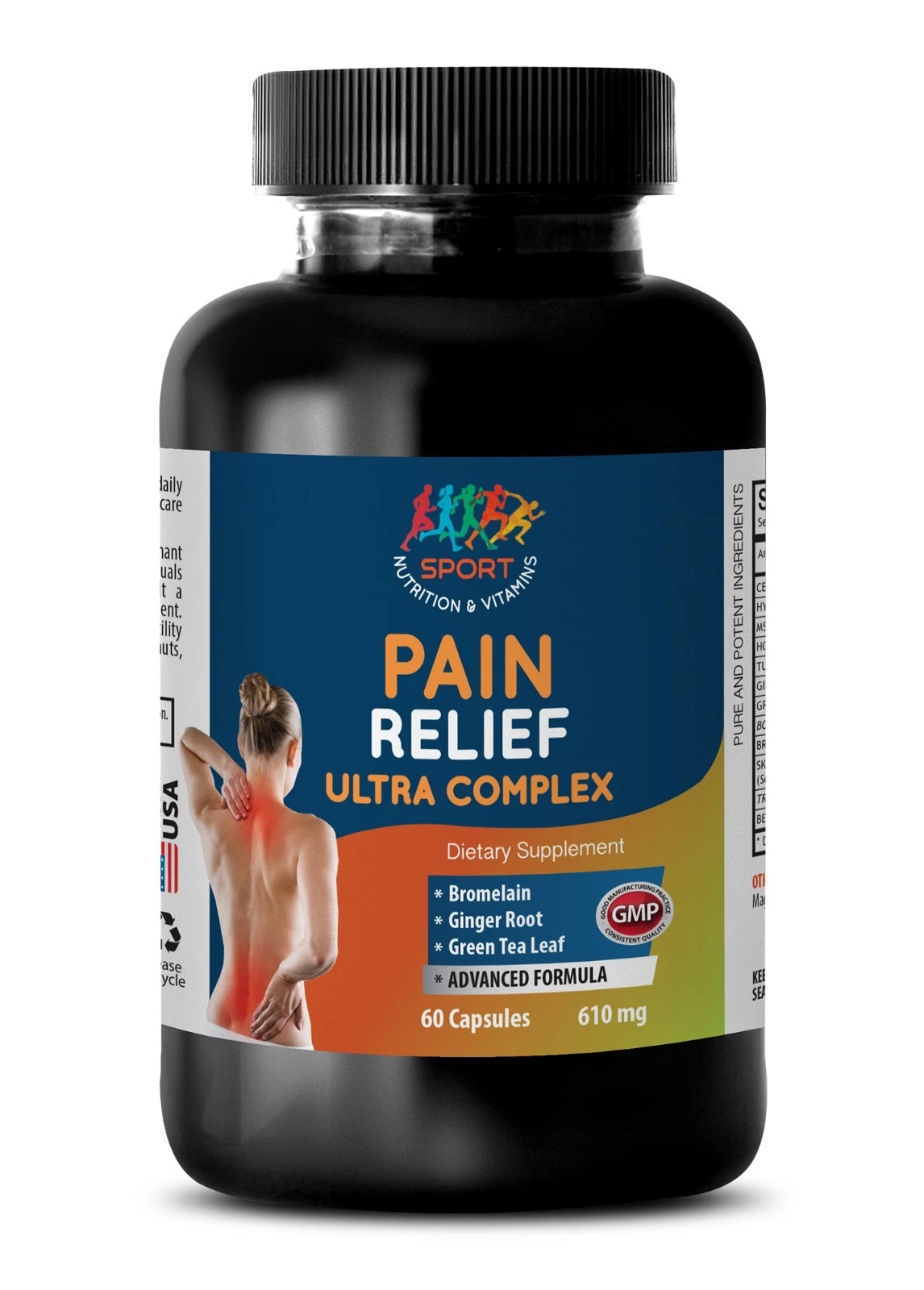 Joint pain supplement women - PAIN RELIEF ULTRA COMPLEX -1 Bottle - holy basil