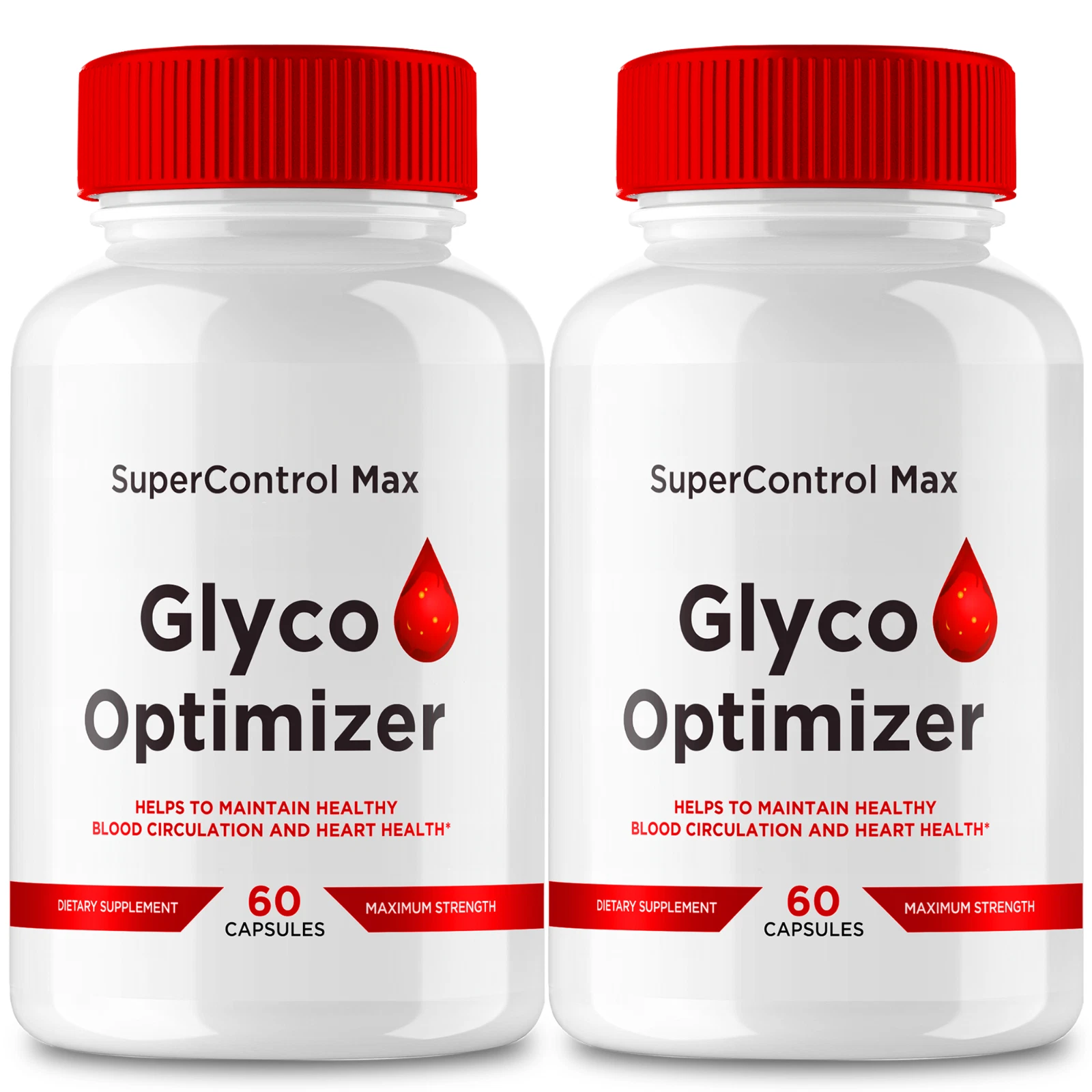 (2 Pack) SuperControl Max Capsules, Blood Formula Supplement Pills (120 Capsules