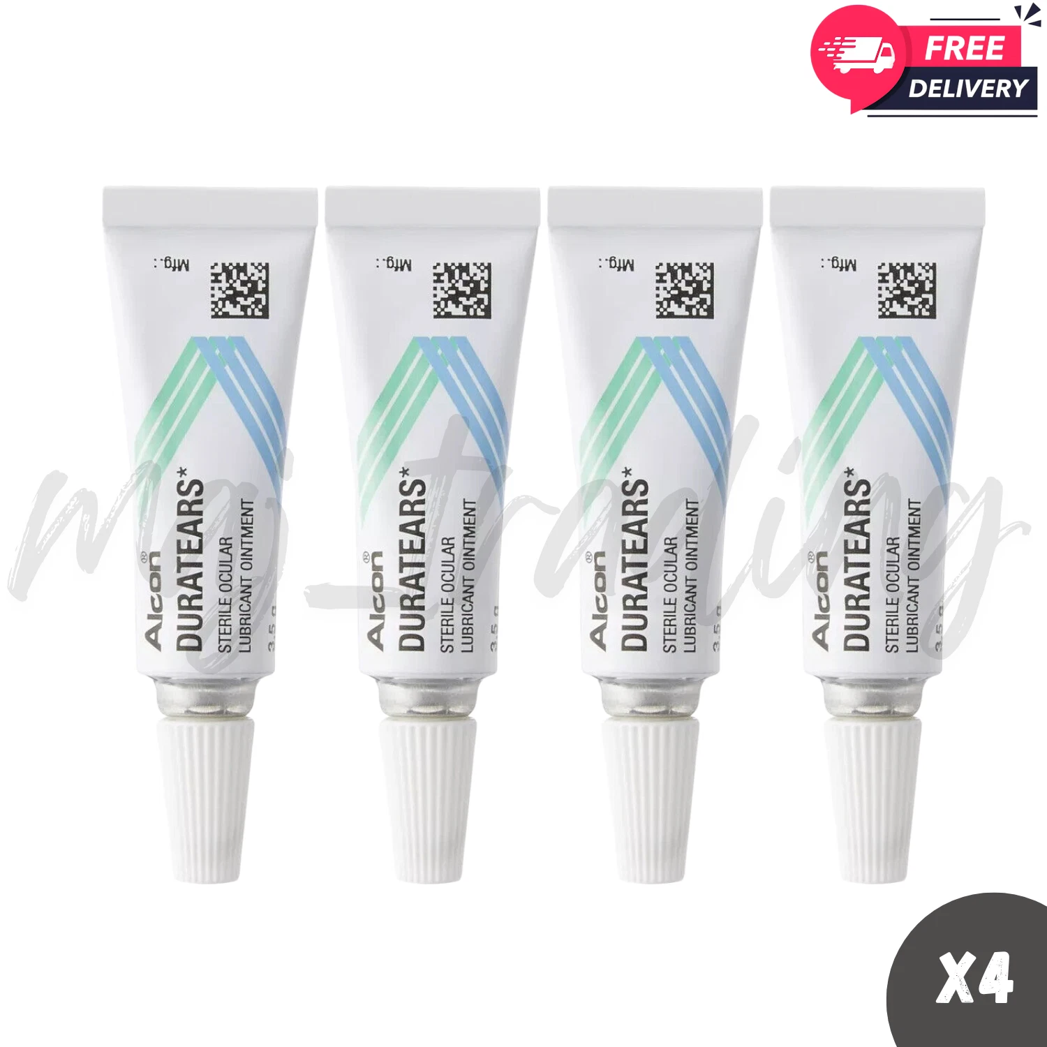 4x Alcon Duratears Ointment Lubricant Ointment 3.5g
