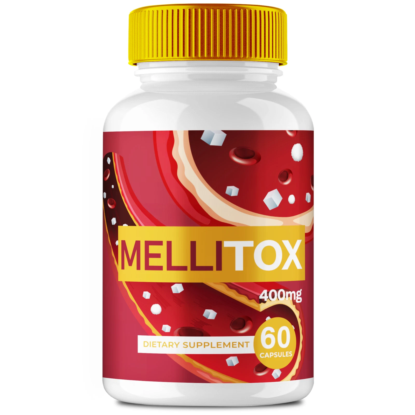 Melli tox Blood Support Pills, Mellitox for Healthy Blood Sugar Levels 60ct