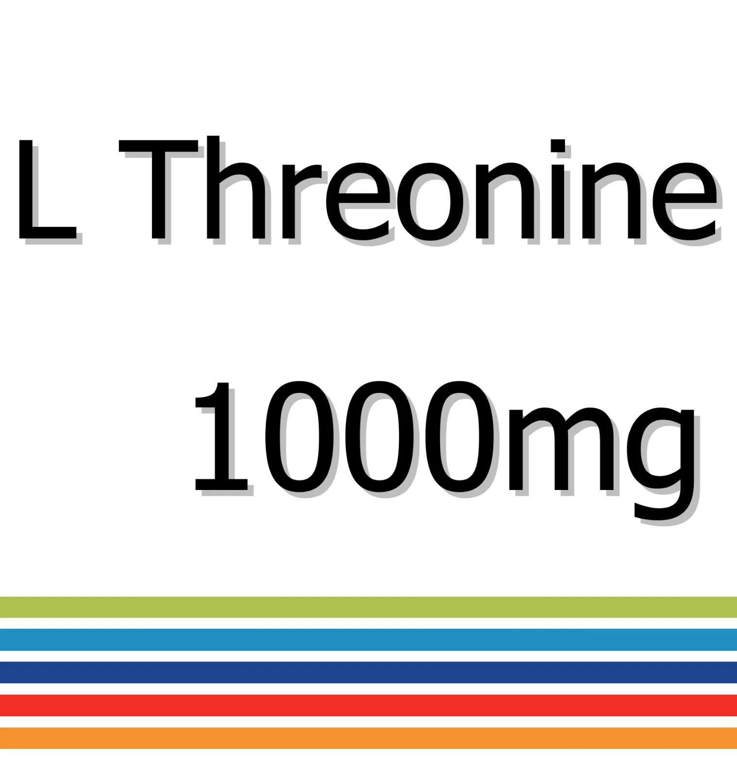 L Threonine 1000mg x 60 Tablets - Muscle Recovery
