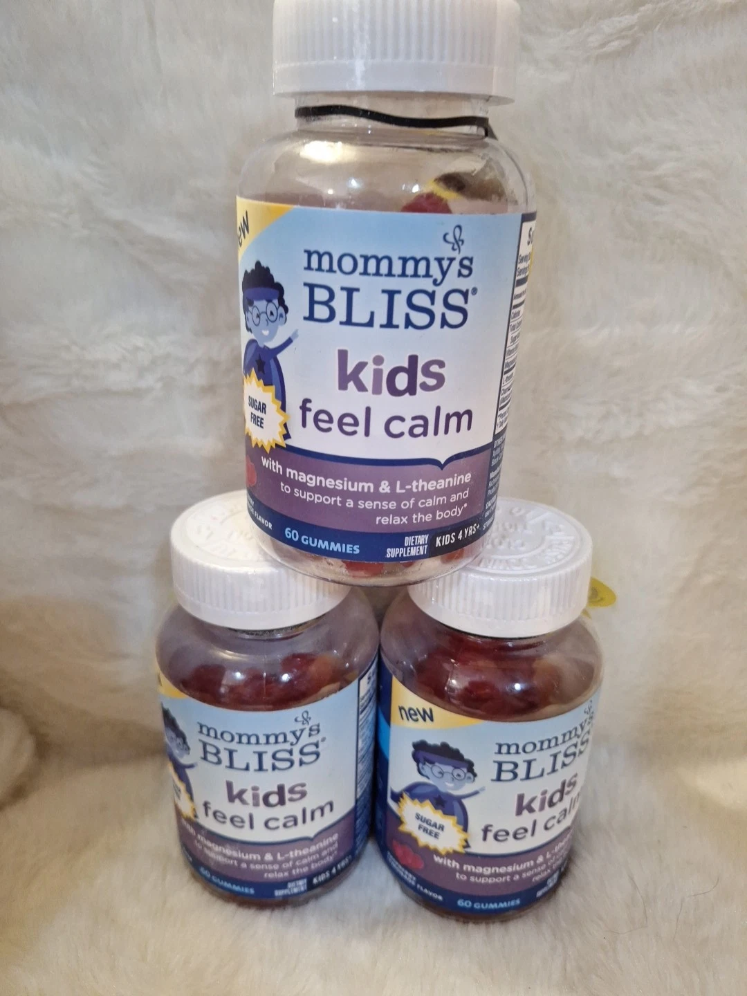 ✨3 PACK Mommy's Bliss Kids Elderberry Immunity Support Zinc Vitamin C 60 Gummies