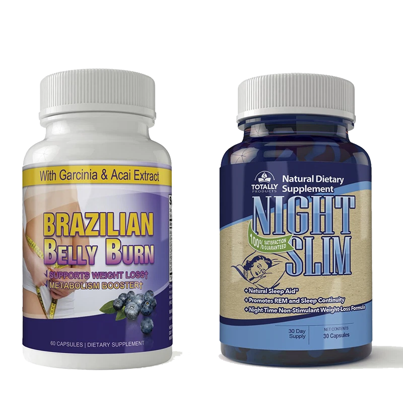 Brazilian Belly Burn Night Slim Weight Loss Caps Combo Pack Free Shipping