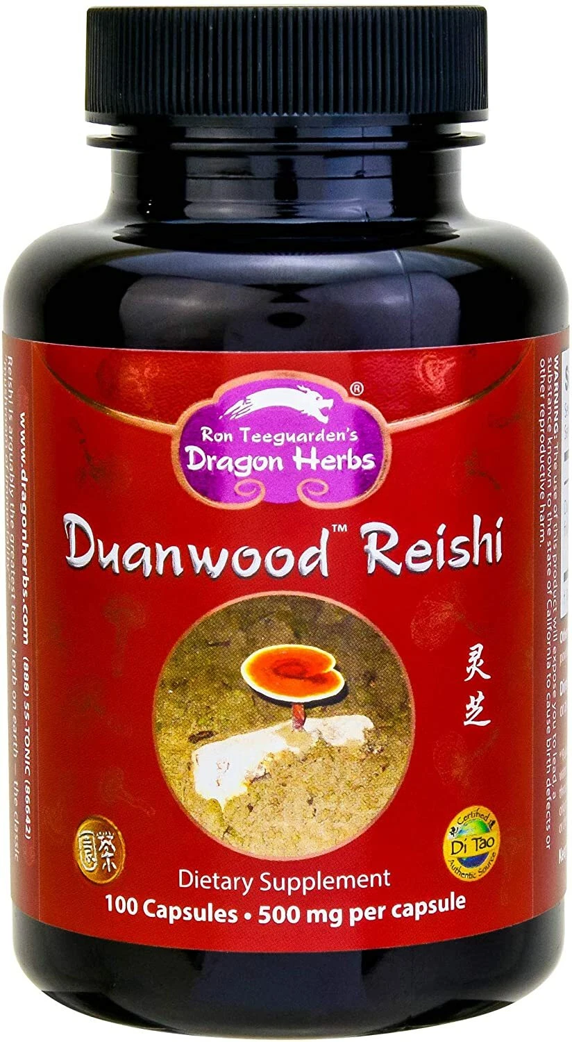 NEW! Dragon Herbs Duanwood Reishi - 500 mg