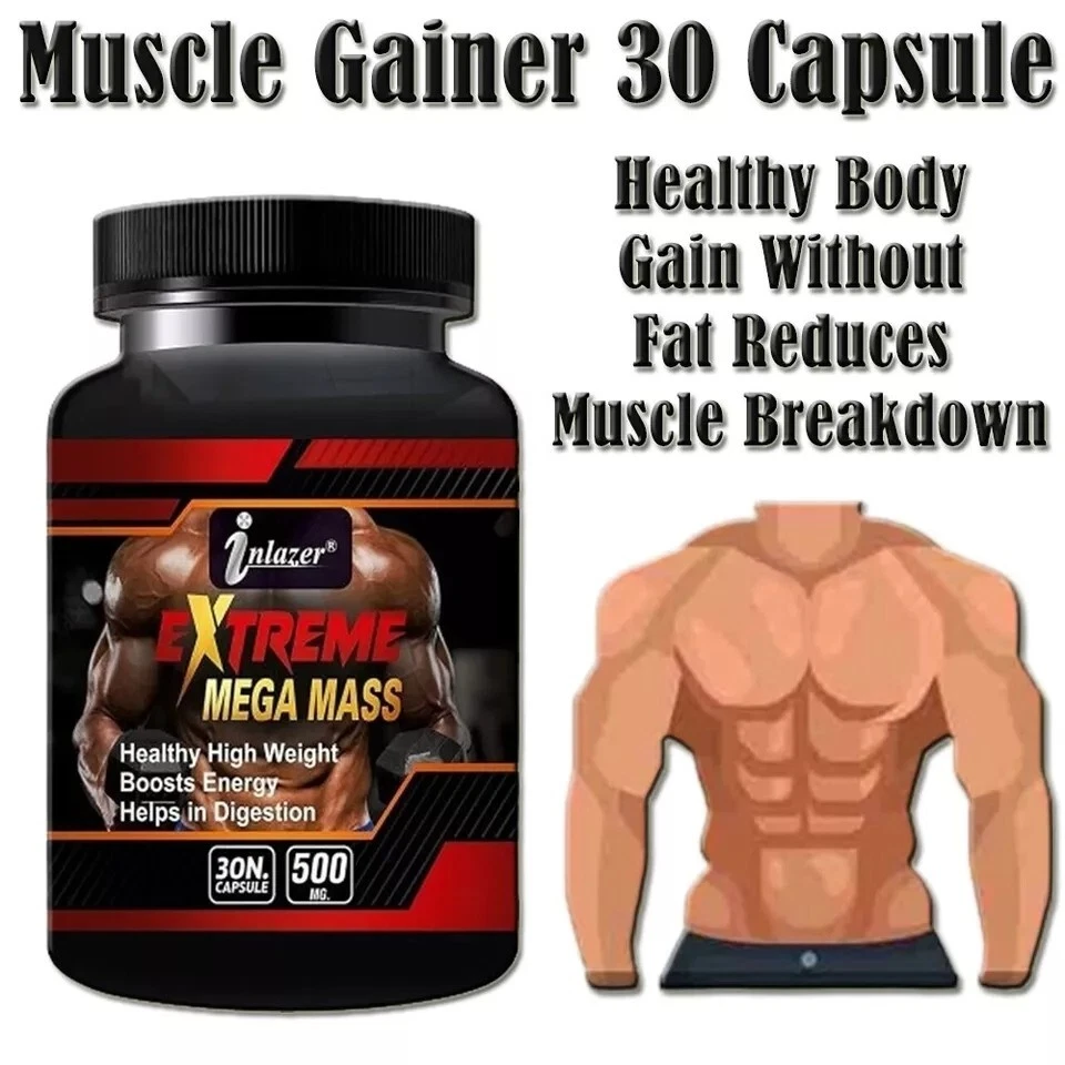 THE BODYBUILDER MASS GAINER CAPSULE FOR MUSCLE & WEIGHT GAIN (30 CAPSULES)