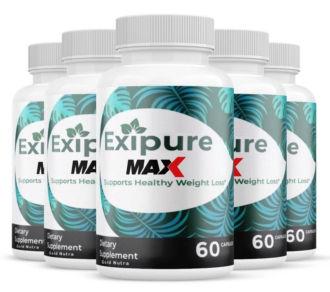 (5 Pack) Exipure MAX Pills, Maximum Strength Original Formula, Weight Management