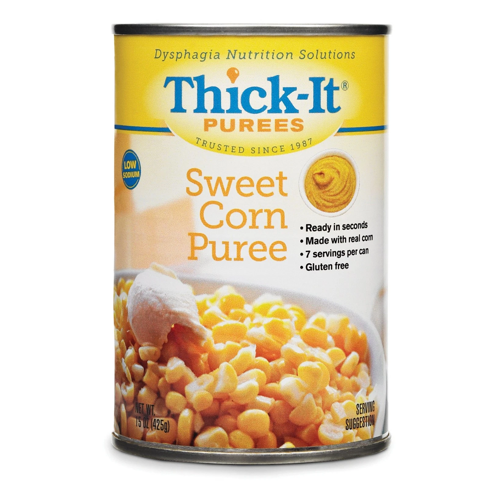 Thick-It Thickened Food Sweet Corn Flavor 15 oz. Can