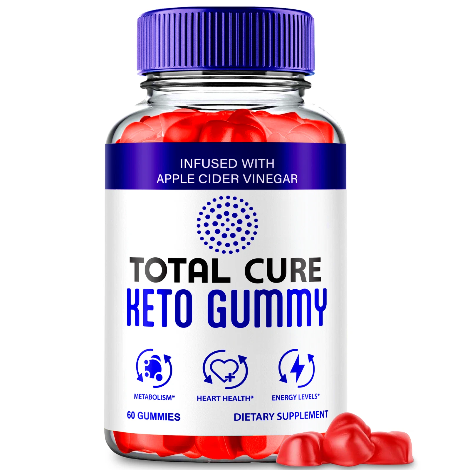 Total Cure ACV Gummies, TotalCure Keto ACV Weight Loss (60 Gummies)