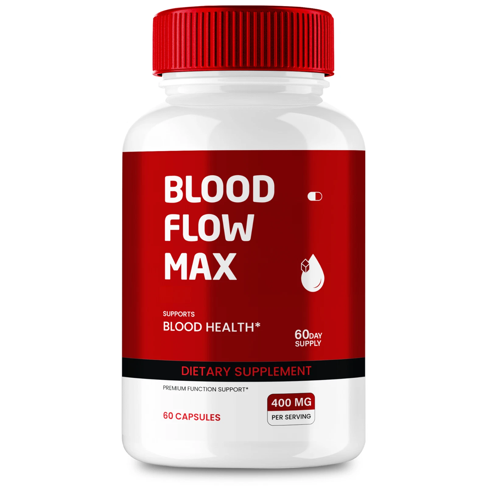 Blood Flow Max Capsules, Blood Support Supplement Pills (60 Capsules)