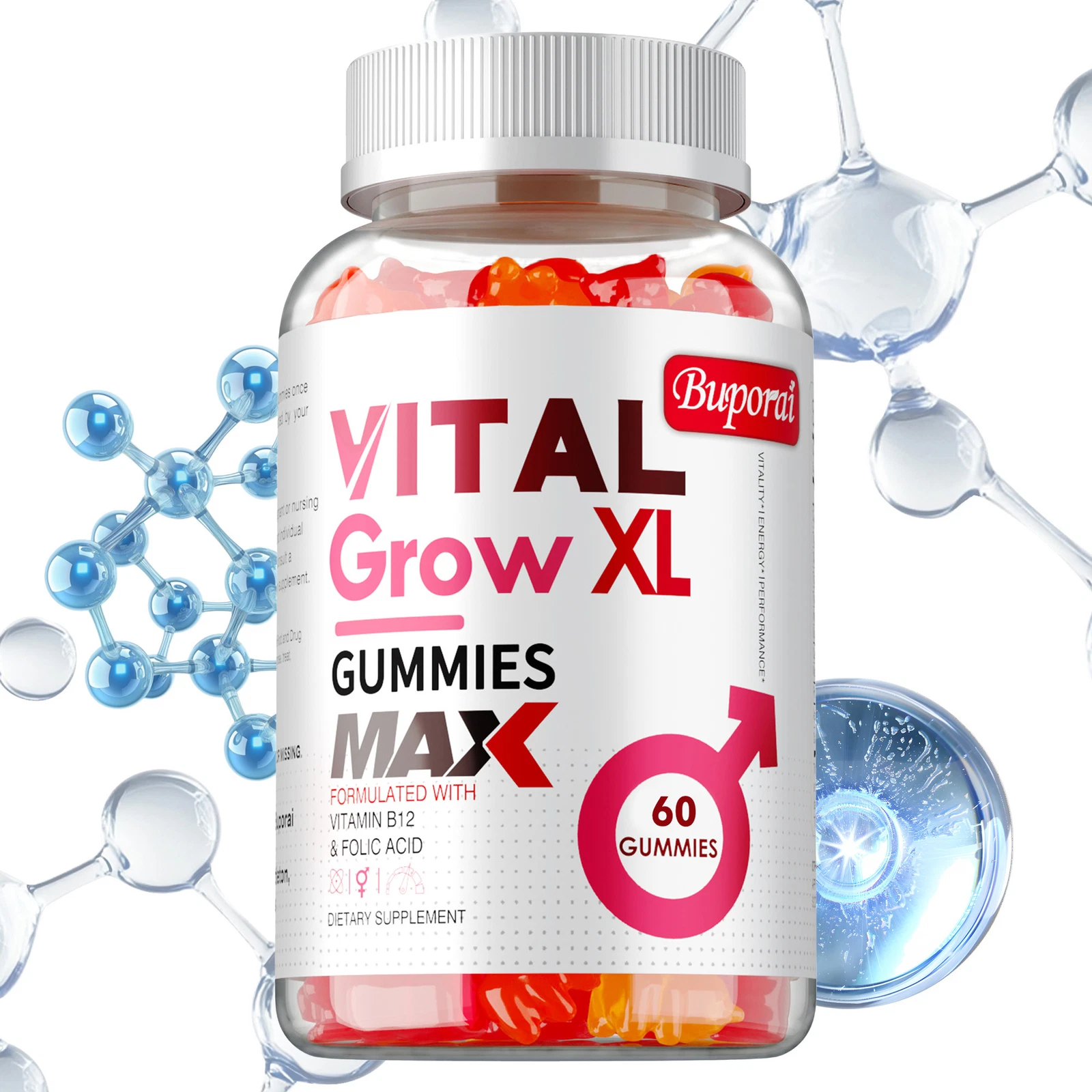 Vital Grow XL Male Gummies - Supports Health, Enhances Muscle Endurance