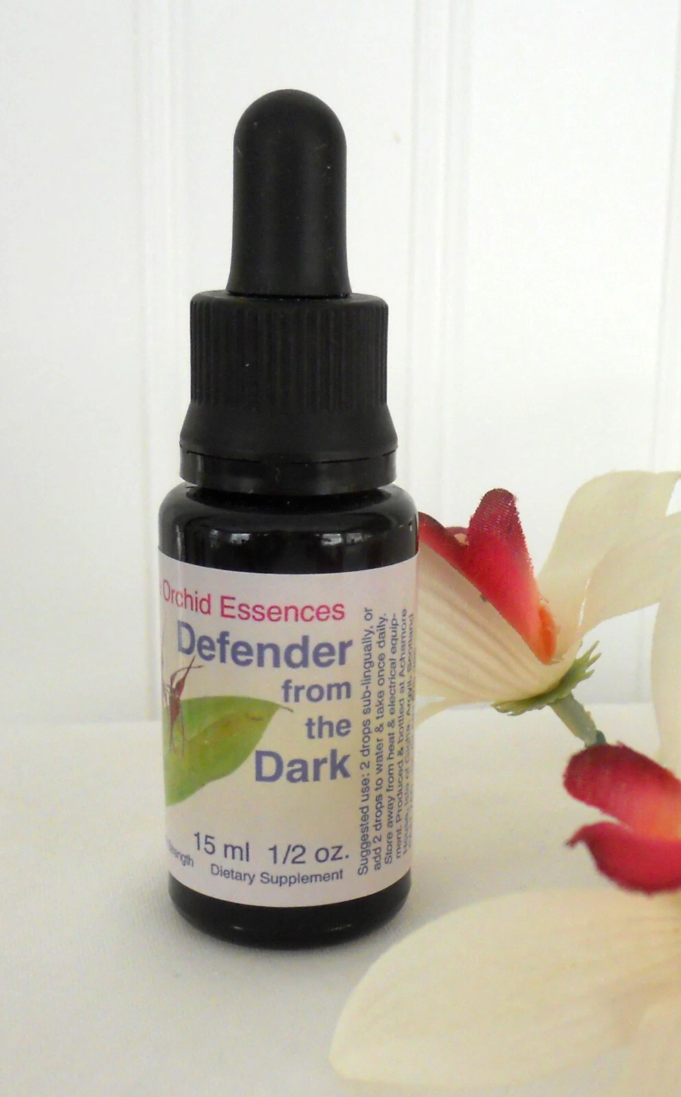 Living Tree Orchid Essences DEFENDER OF THE DARK 15 ml 1/2 oz Acts on Chakras