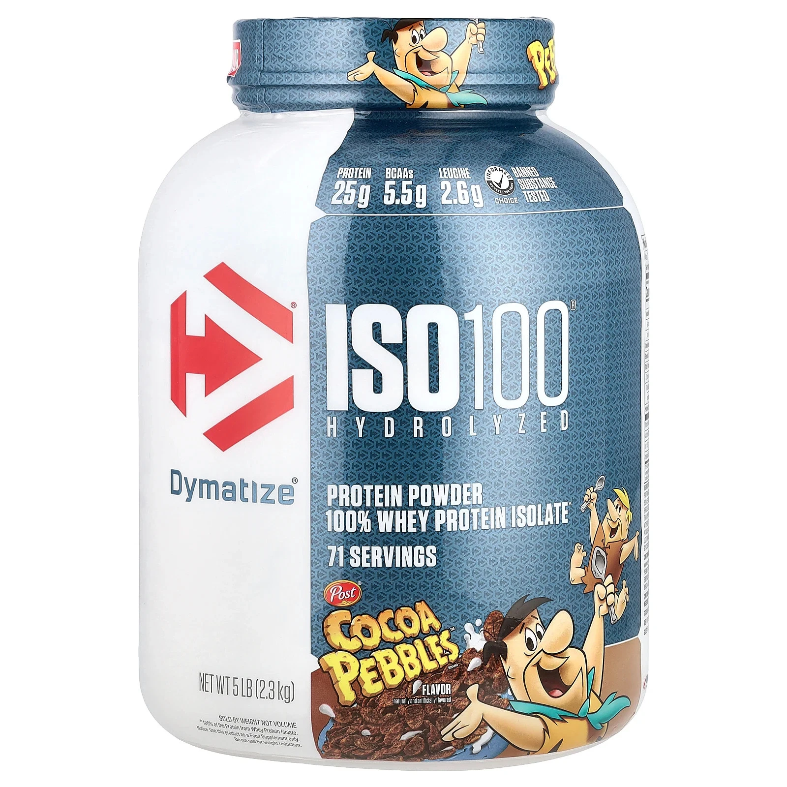 ISO100® Hydrolyzed, 100% Whey Protein Isolate, Cocoa Pebbles, 5 lb (2.3 kg)