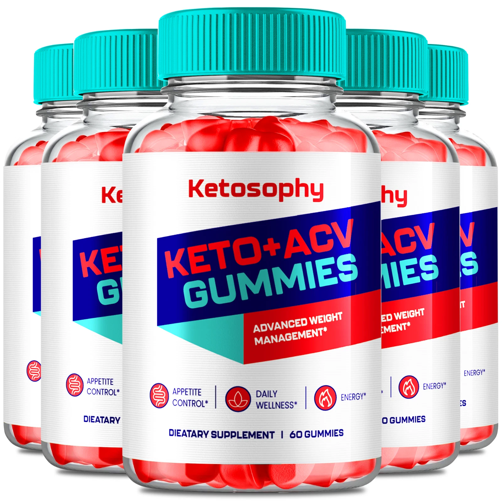 Ketosophy ACV Keto Gummies Official Formula - 5 Pack