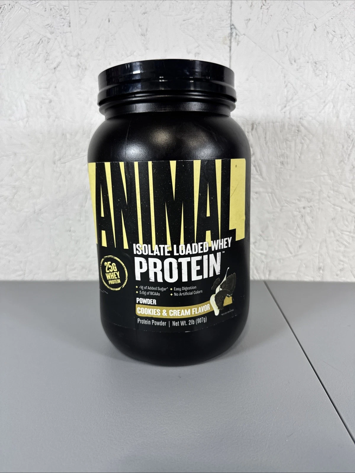 Universal Nutrition Animal Whey Protein Powder Cookies & Cream, 2 lb Exp 03/2027