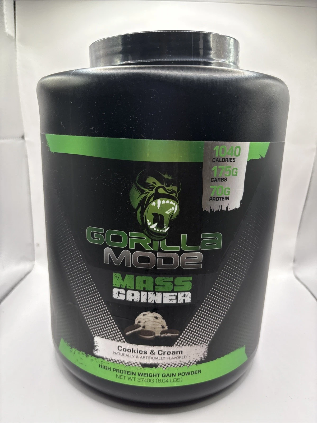 Gorilla Mode Mass Gainer 6LBS Cookies N Cream Exp 03/26
