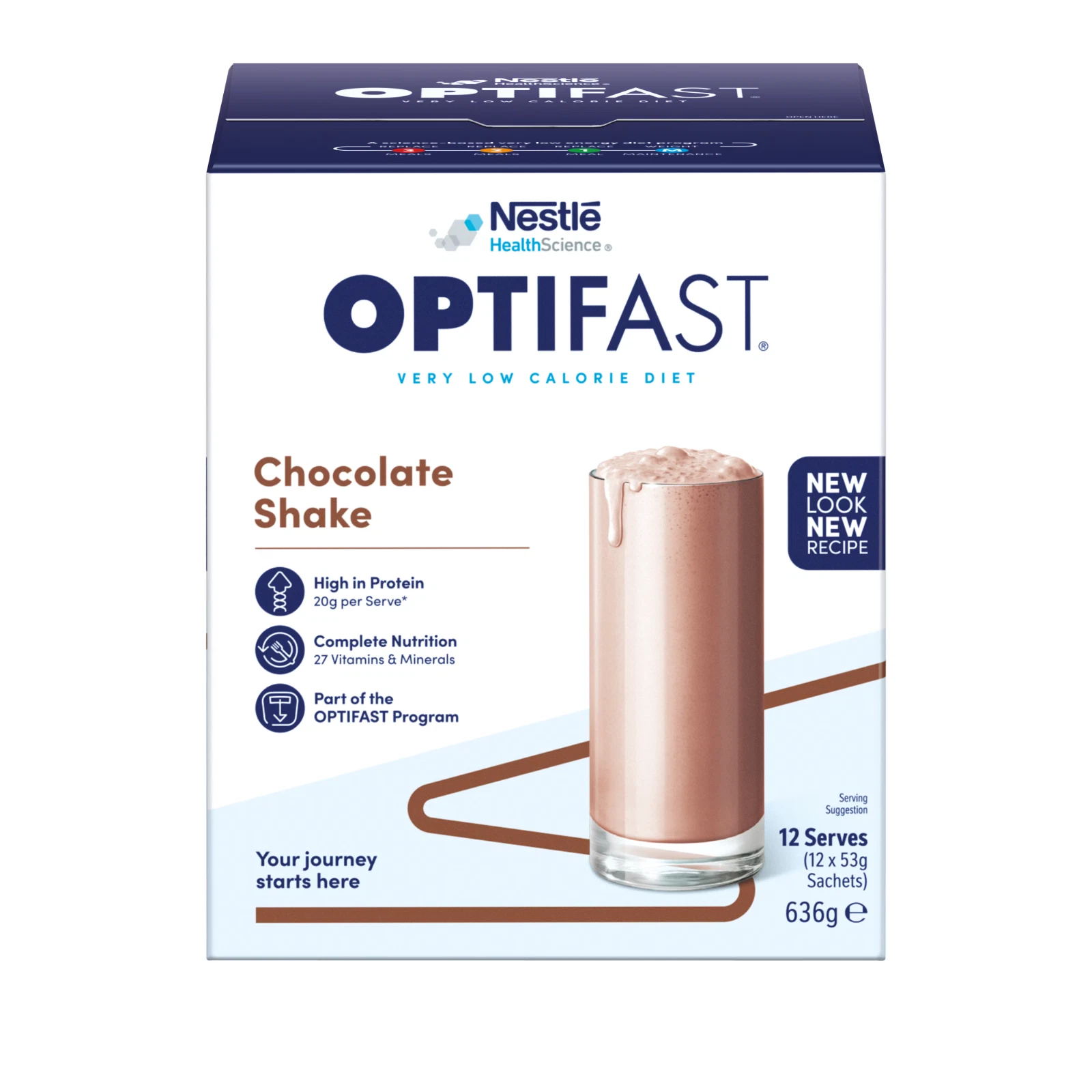 Optifast VLCD Shake - 12 x 53g Sachets