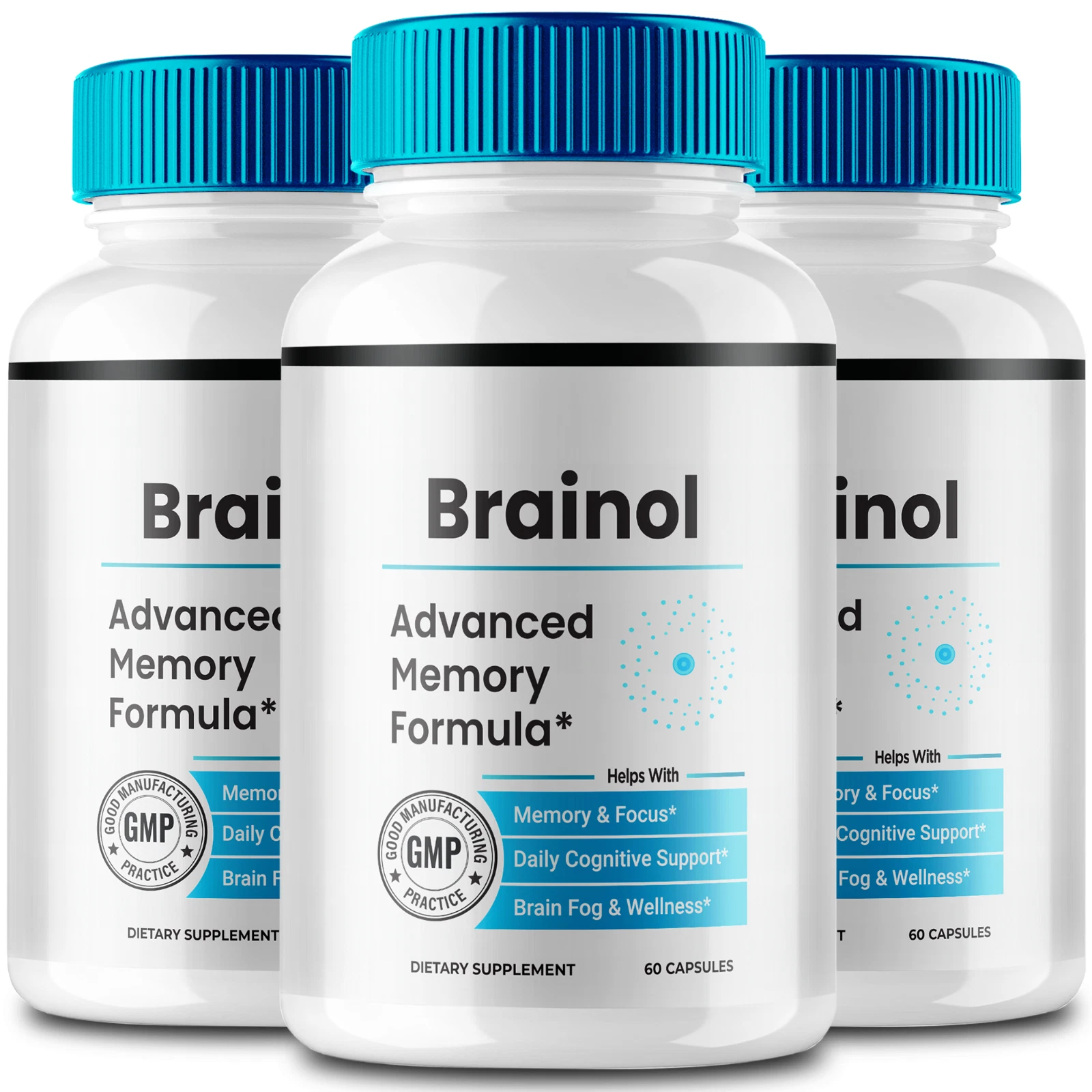 (3 Pack) Brainol Advanced Memory Formula for Ultimate Brain Optimization