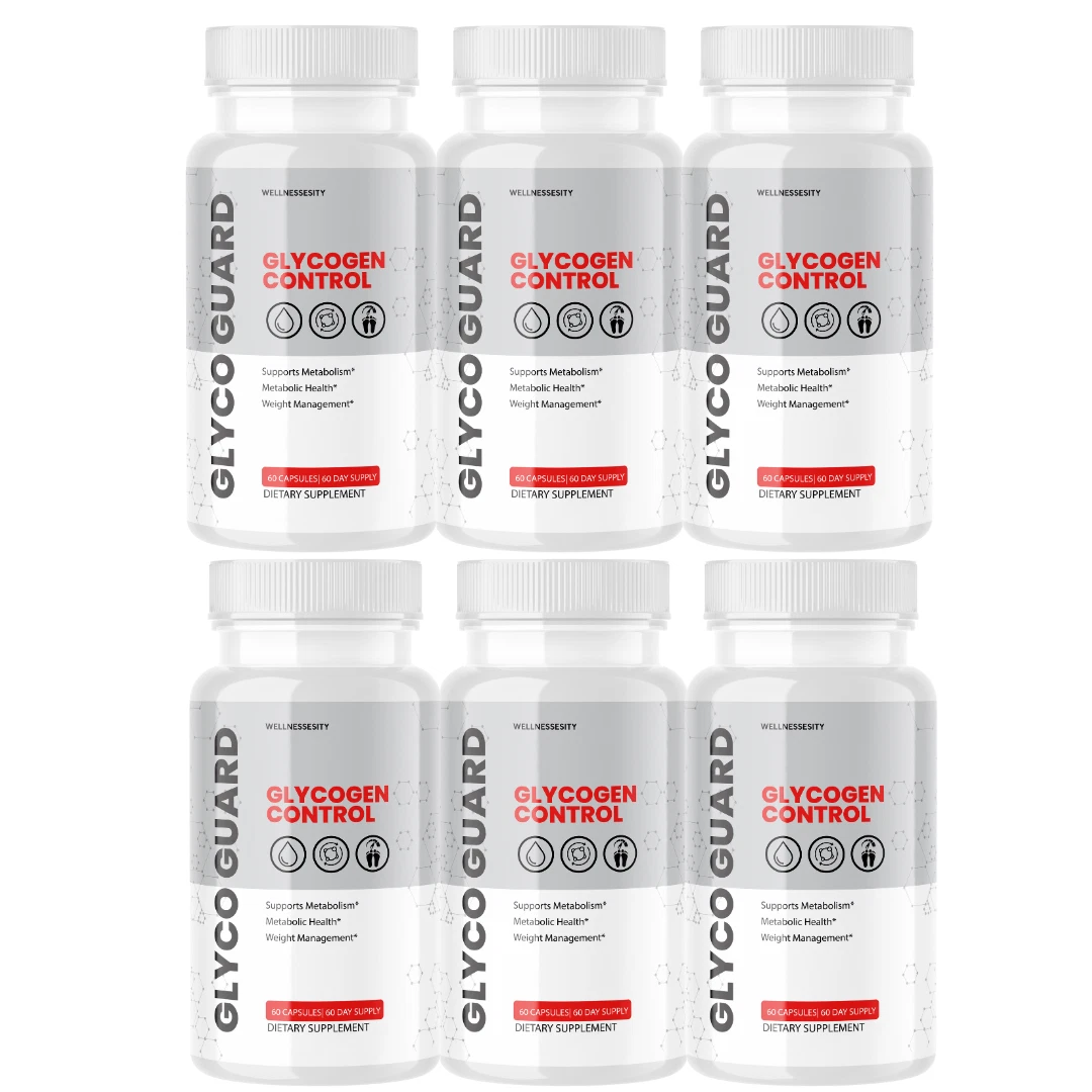 Glyco Guard Blood Sugar GlycoGuard Glycogen Supplement - 6 Bottles