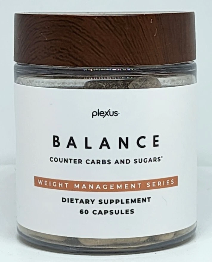 Plexus Balance Counter Carbs & Sugars Dietary Supplement 60 Capsules Exp 10/2026