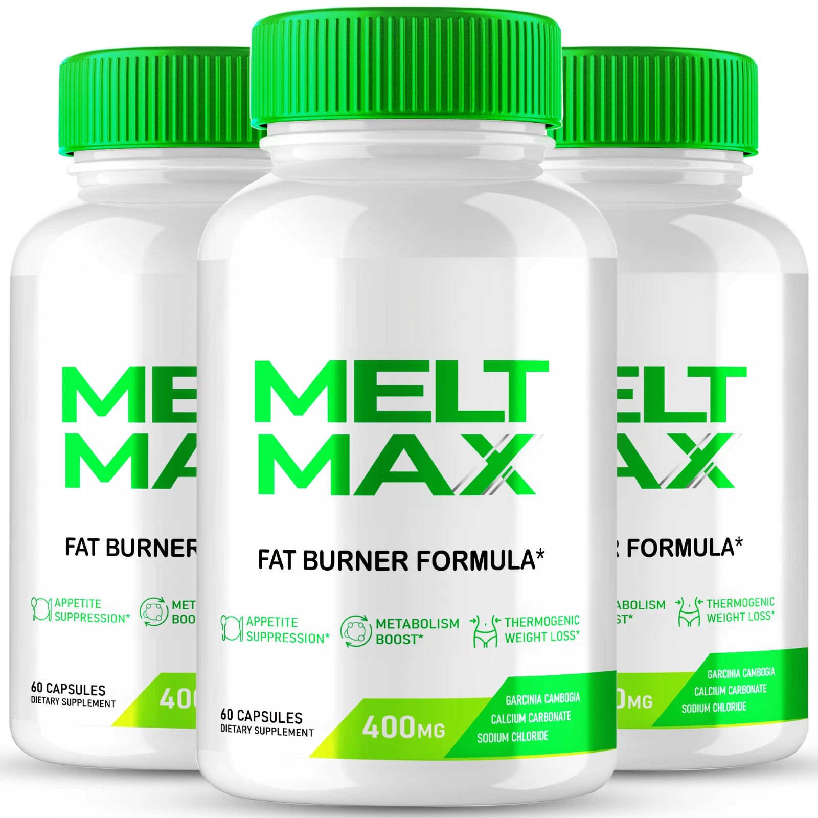 (3 Pack) Melt Max Keto Capsules, Advanced Weight Loss Management Pills