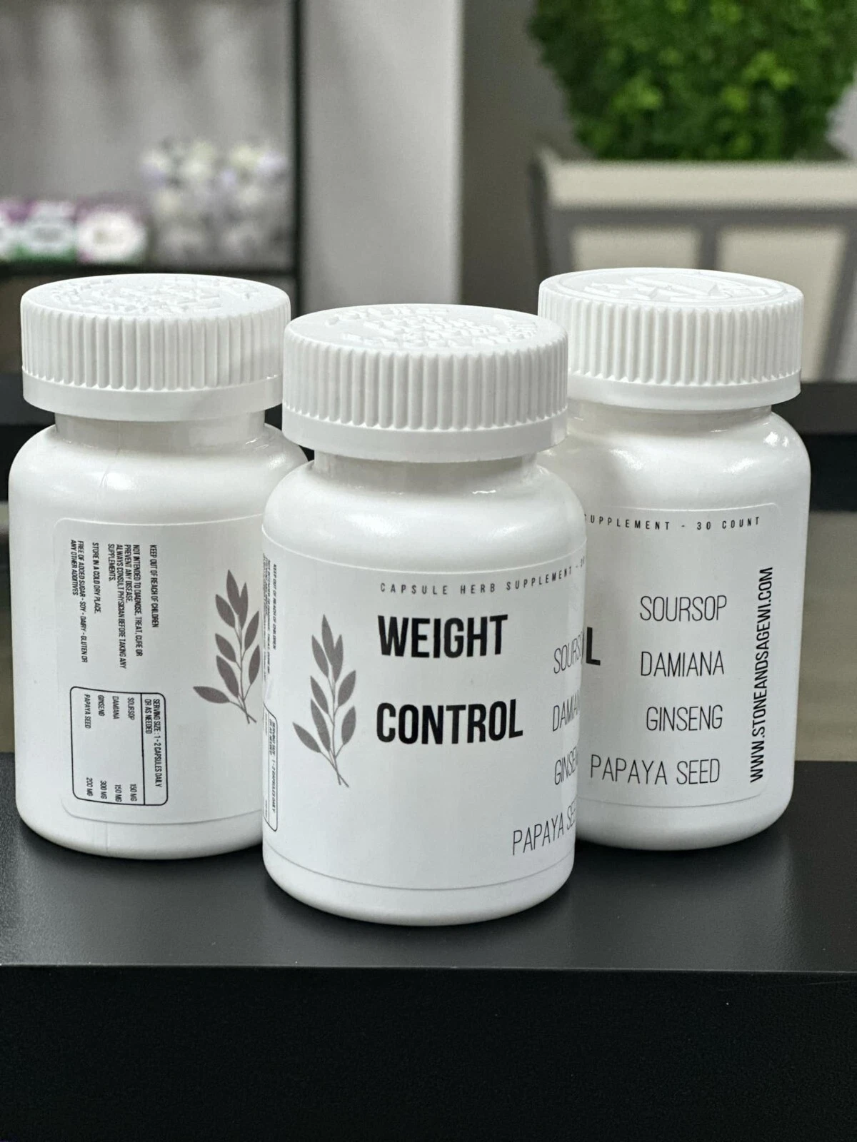 Weight Control Loss Supplement Herbal Capsule Soursop Ginseng Papaya Seed