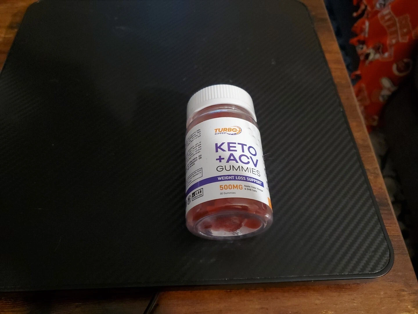 NEW & SEALED - TURBO RIPPED Keto ACV Weight Loss (30) Gummies - 500 MG 11/2028