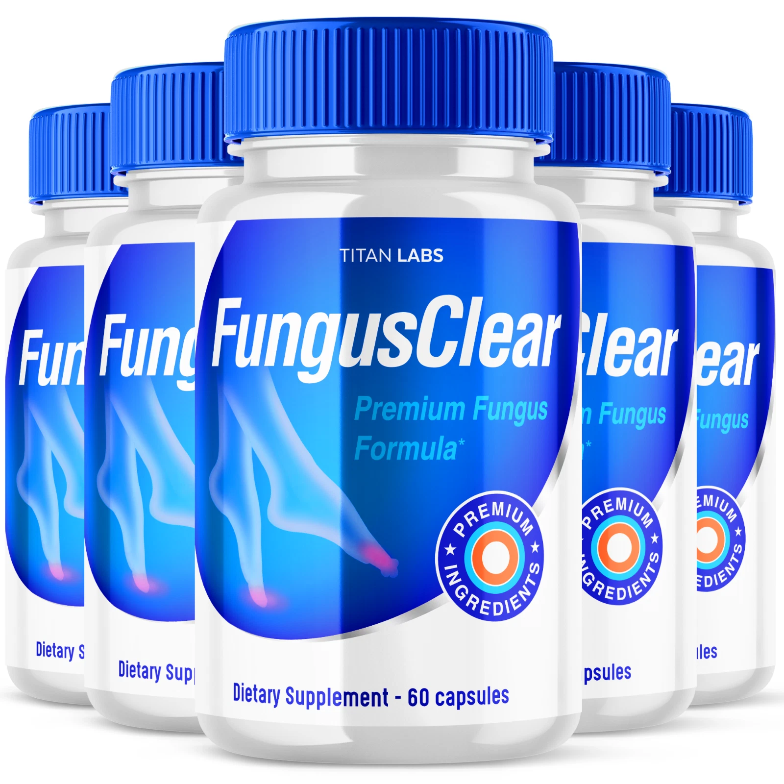 Fungus Clear, The Clear Nail Formula Pills, Fungus Nails Probiotic (5 Pack)