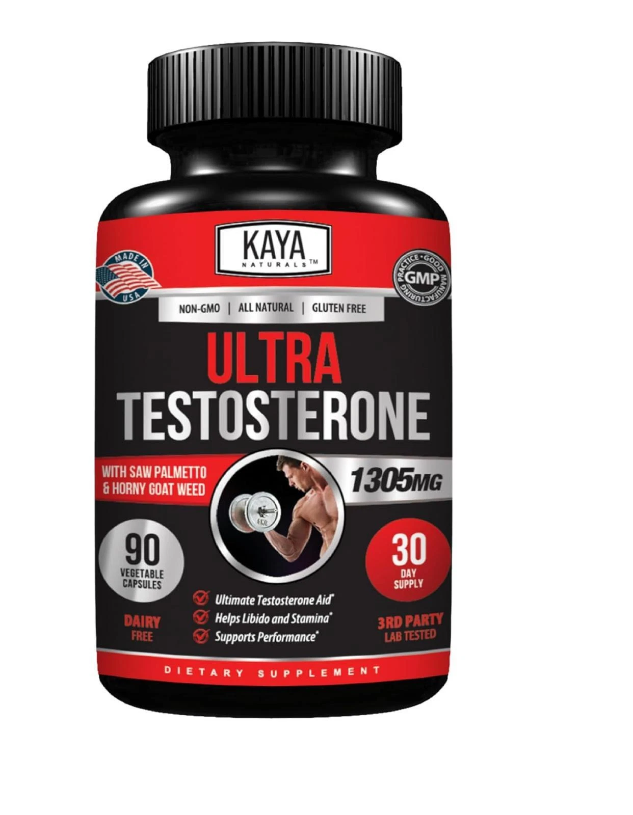 Kaya Naturals Ultra Testosterone Booster 90 Count