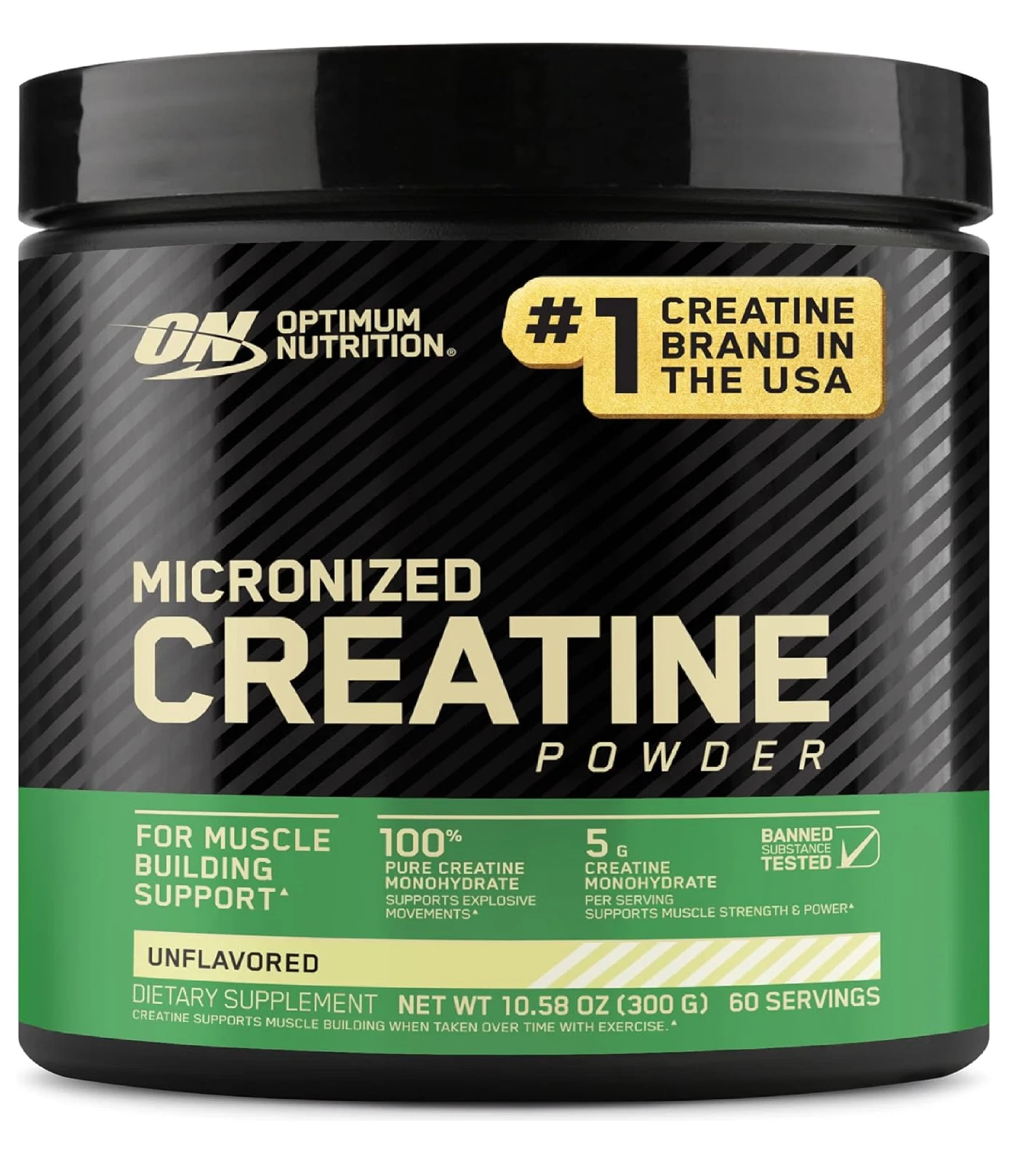 Creatina en polvo micronizada, soporte para el desarrollo muscular, 60 porciones