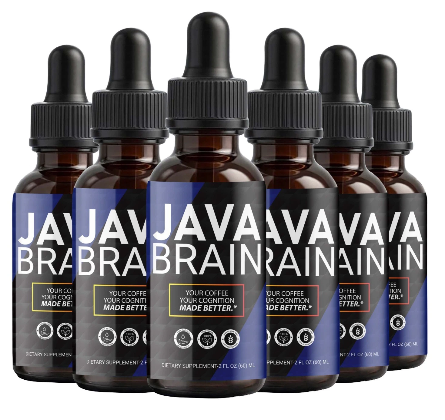 Java Brain Drops Advanced Brain Health & Cognitive Support Supplement (6 Pack)