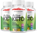 3 Pack - Active Keto ACV Gummies - Vegan, Weight Loss Supplement - 180 Gummies