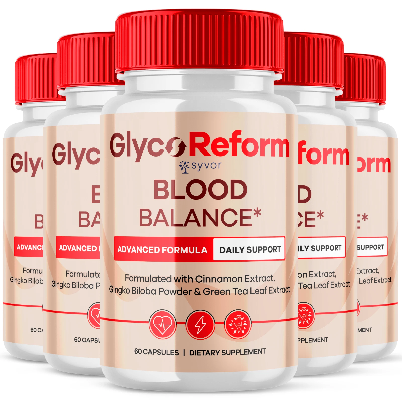 Glyco Reform Blood Optimizer Advanced Formula Glycogen Supplement 300 Capsules