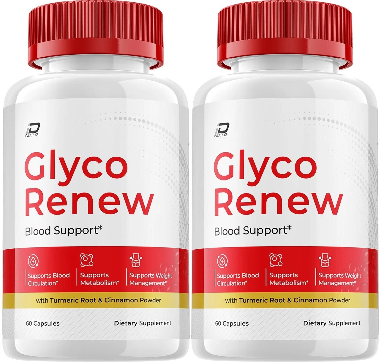 (2 Pack) Glyco Renew Blood Support Capsules - GlycoRenew Advanced Supplement...