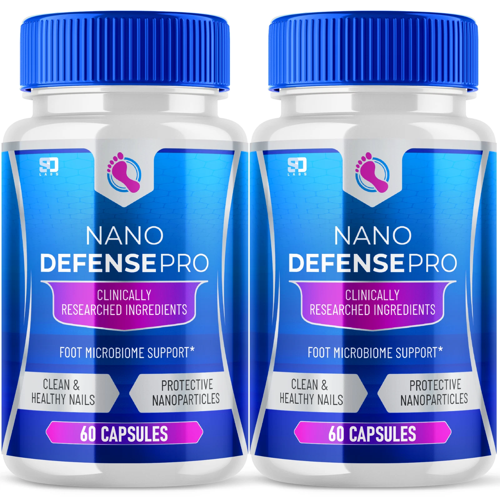 Nano Defense Pro for Healthy Skin and Nails Fungus Support Supplement 2Pack