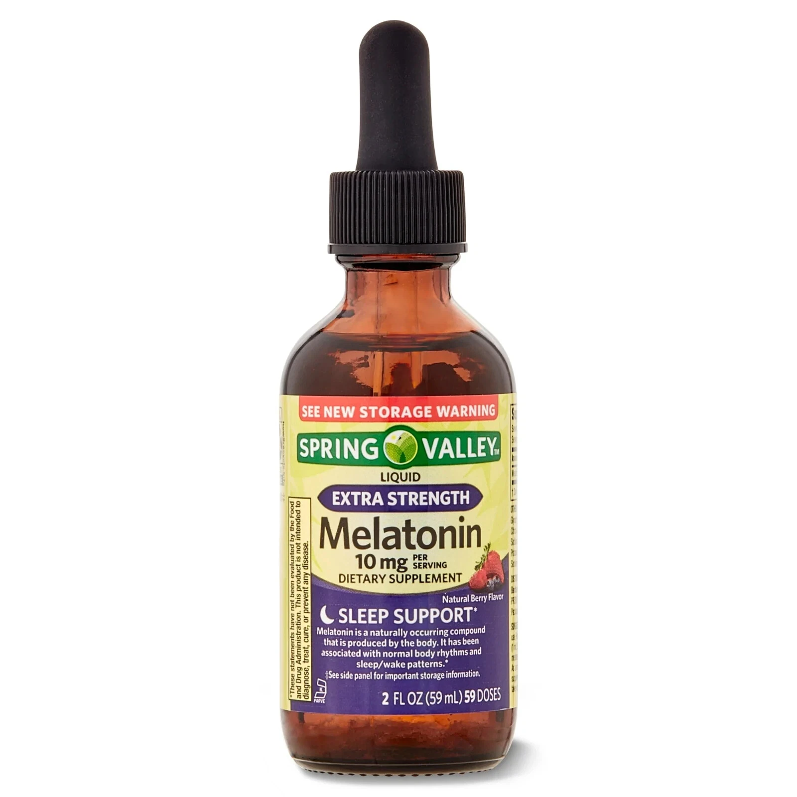 Spring Valley Liquid Melatonin 10mg 2 FL Oz