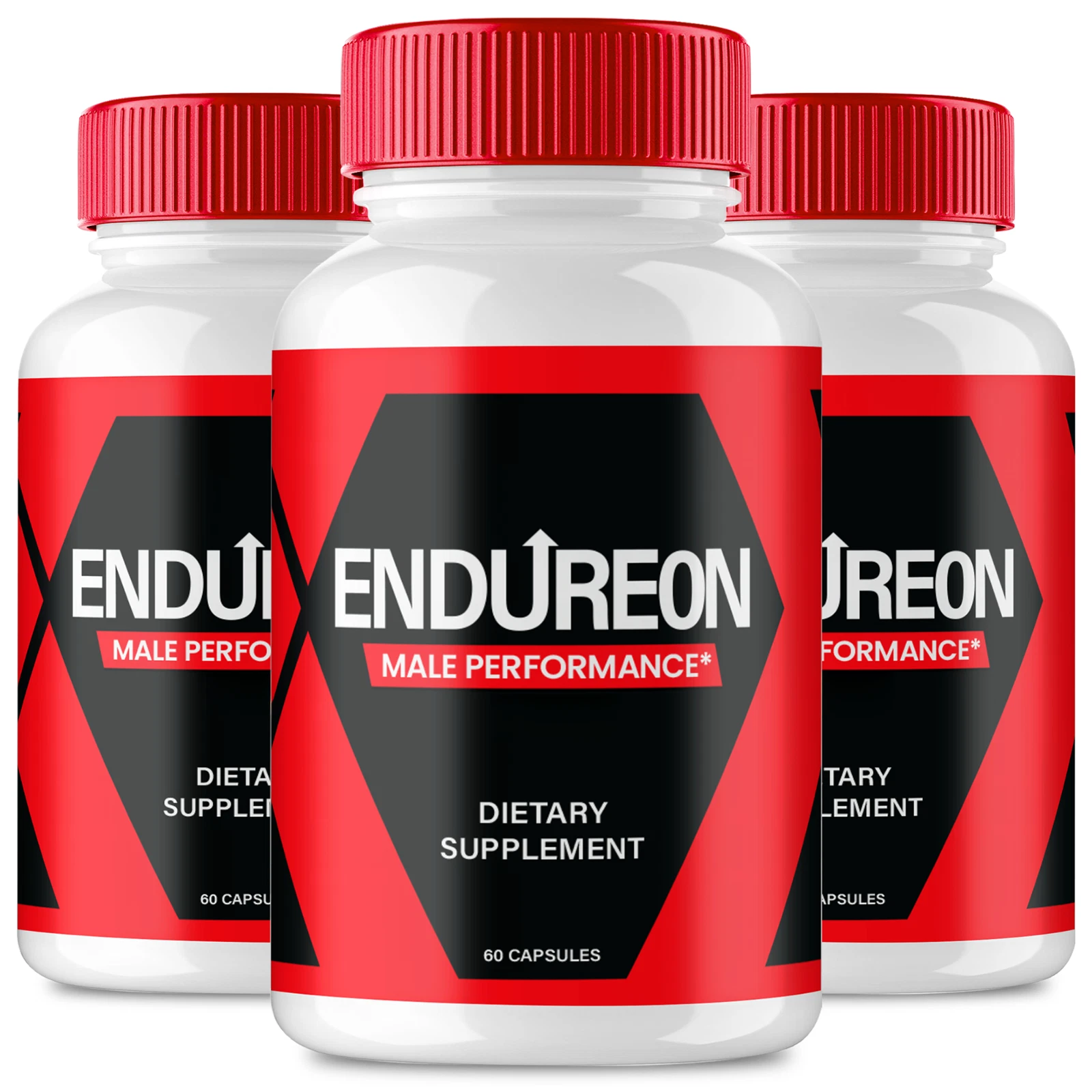 (3 Pack) Endureon Pills for Men, Endu Reon Male Performance Capsules