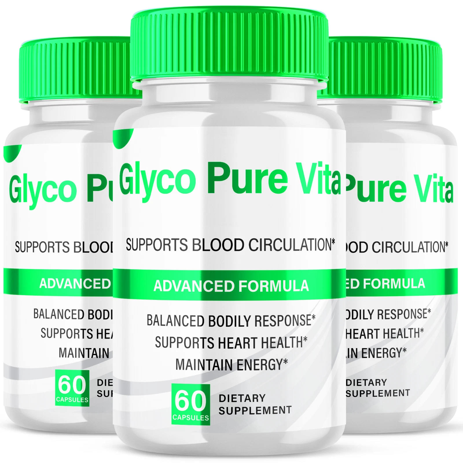 Glyco Pure Vita Advanced Formula Glycogen Max Support Supplement 180 Capsules