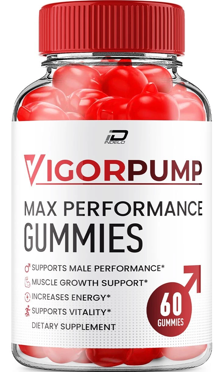 (1 Pack) Vigor Pump Gummies for Men - VigorPump Male Performance Gummies, Energy